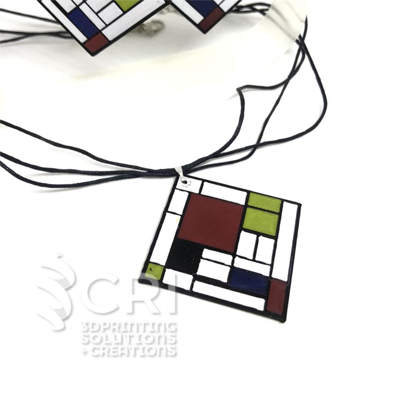 Collana Mondrian  in stampa 3d